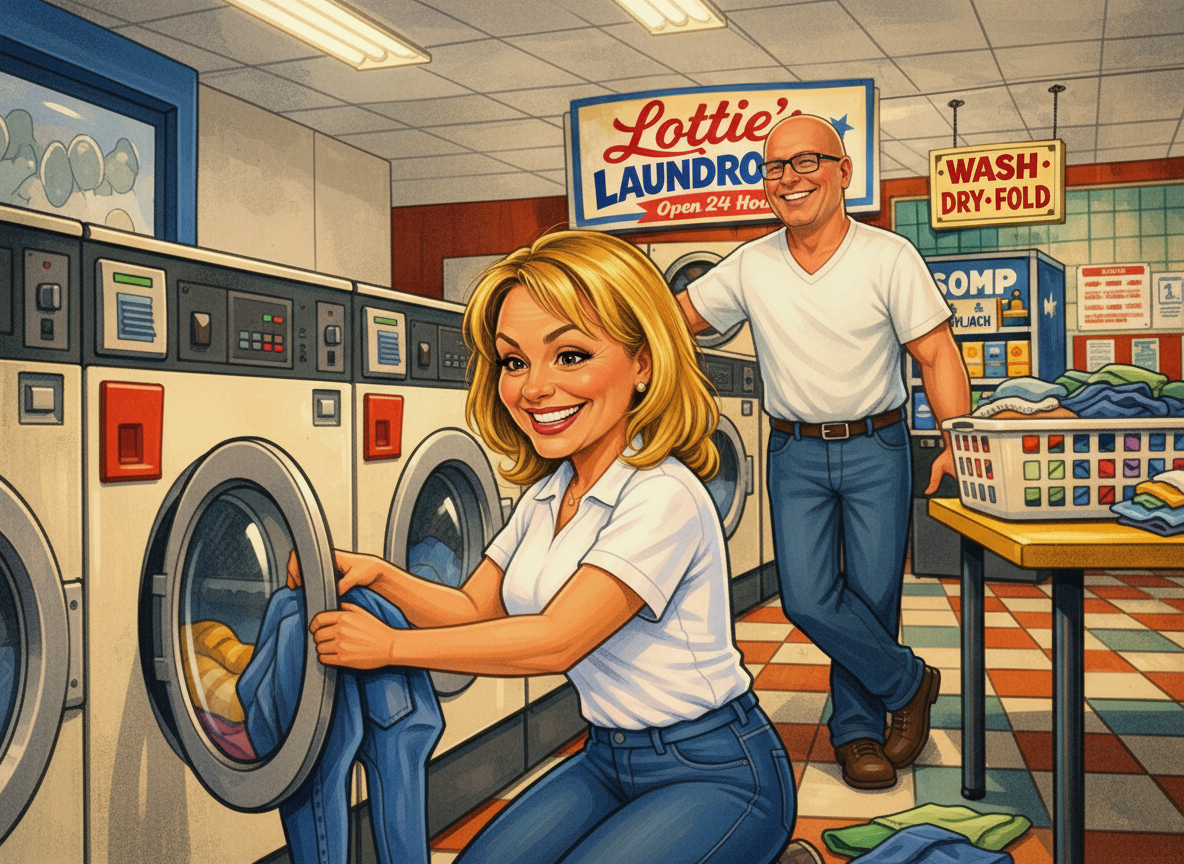 24/7 self service laundry at Lotties
