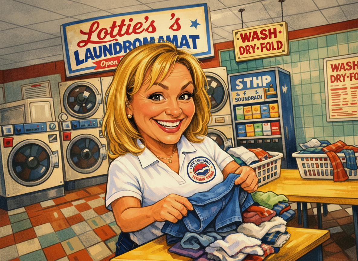 Wash dry fold service at Lotties