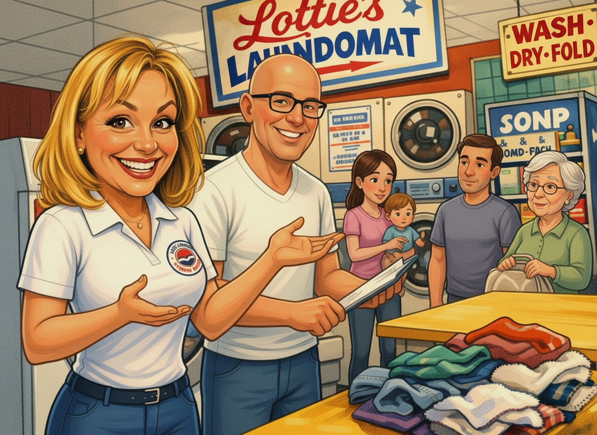 Lotties Laundromat community impact event